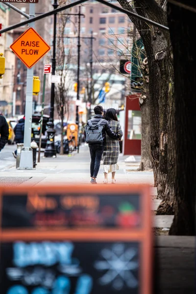 New York City December 2018 Het Leven Stad Straatscene Met — Stockfoto