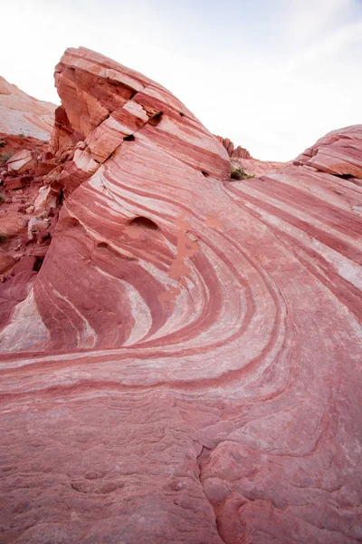 Hermosas Formaciones Rocosas Geológicas Del Parque Estatal Valle Del Fuego — Foto de Stock