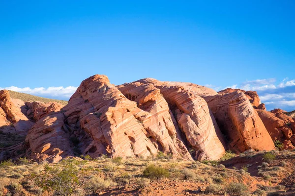 Belle Formazioni Rocciose Geologiche Dal Valley Fire State Park Nevada — Foto Stock