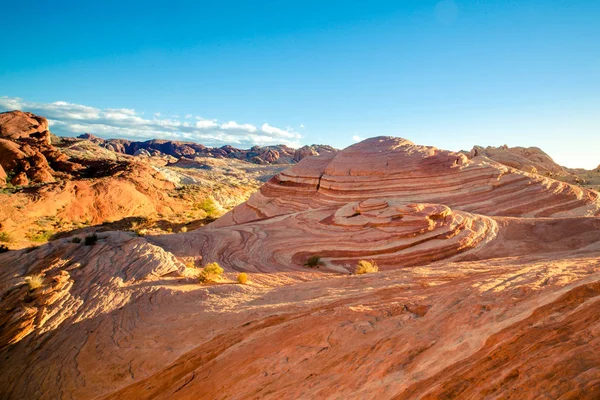 Prachtige Geologische Rotsformaties Uit Valley Fire State Park Nevada — Stockfoto