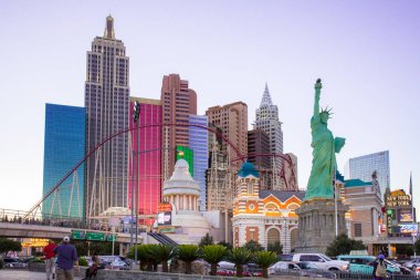 Las Vegas, Nevada - 19 Mayıs 2017 Las Vegas 'taki New York, New York Otel ve Kumarhanesi, 