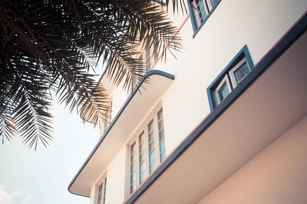 Güney Sahili Miami Florida Civarında Görülen Tipik Art Deco Mimarisi — Stok fotoğraf