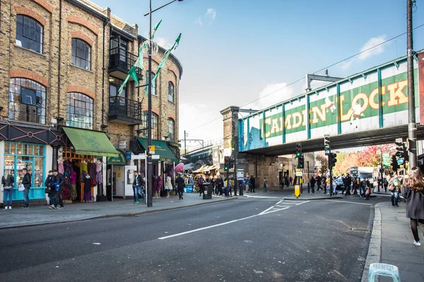 Londen Verenigd Koninkrijk Oktober 2014 Scène Voor Camden Town Londen — Stockfoto