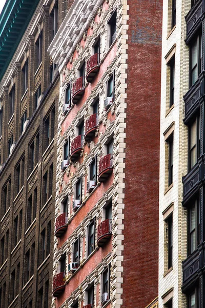 Vista Los Edificios Apartamentos Nueva York — Foto de Stock