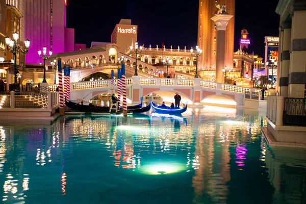 Las Vegas Nevada Φruari 2020 Utsikt Över Venetianska Resort Las — Stockfoto