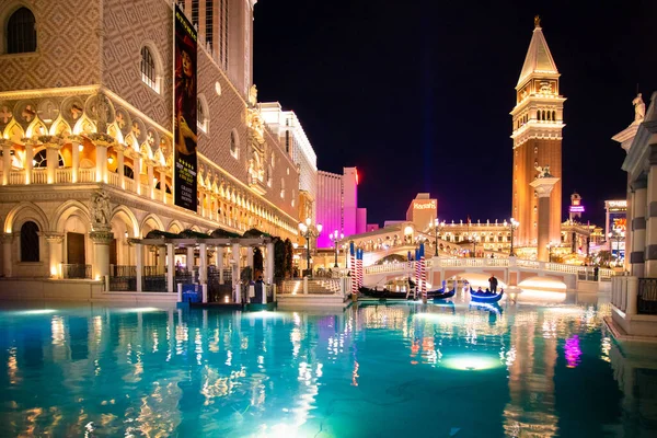 Las Vegas Nevada February 2020 View Venetian Resort Las Vegas — Stock Photo, Image