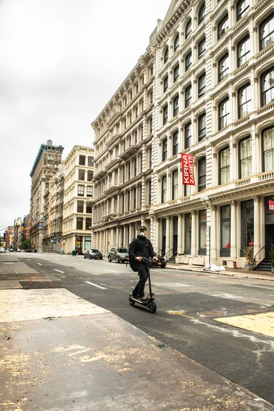 New York City Mai 2020 Ruhige Straße Soho Manhattan Während — Stockfoto