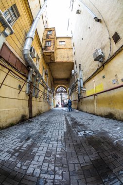 eski karanlık geçit. Saint-petersburg, Rusya Federasyonu