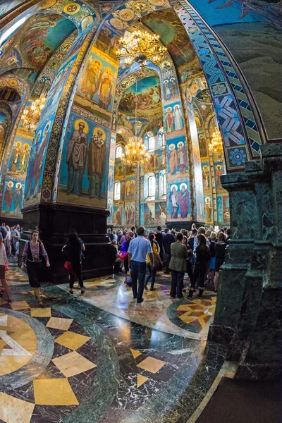 Church of the Savior on Spilled Blood. Interior. — Stock Photo, Image