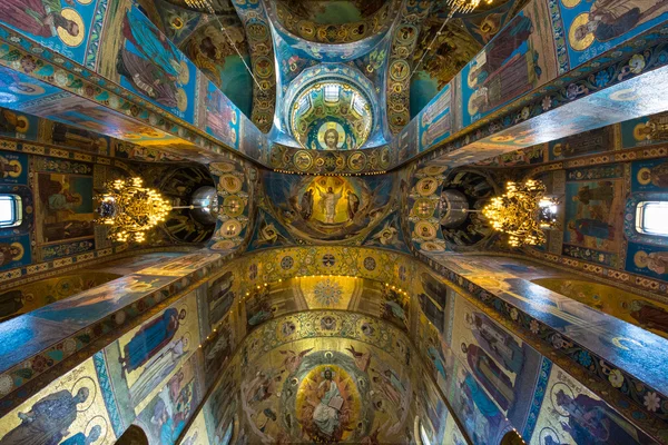 Church of the Savior on Spilled Blood. Interior. — Stock Photo, Image