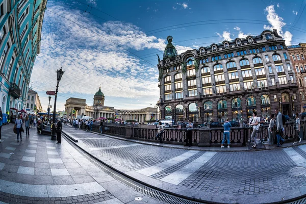 St.Petersburg, 러시아에서 카잔 대성당입니다. 화이트 나이트 — 스톡 사진