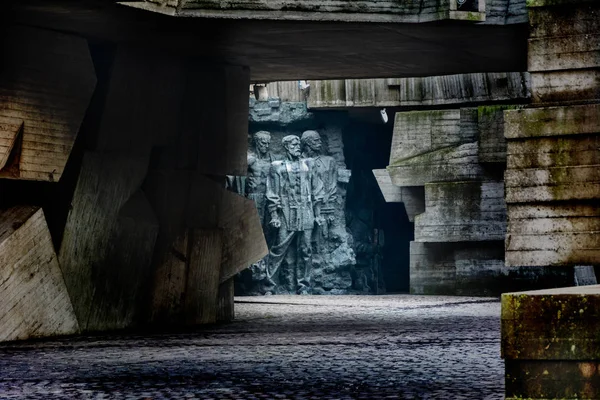 Statues from War Memorial in Kiev — Stock Photo, Image