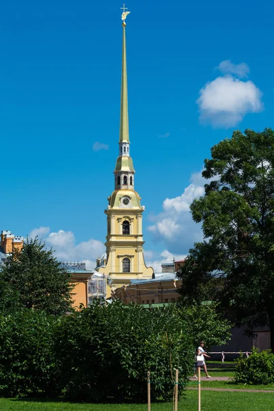 Peter and Paul Cathedral, St. Petersburg, Russia — Stock Photo, Image