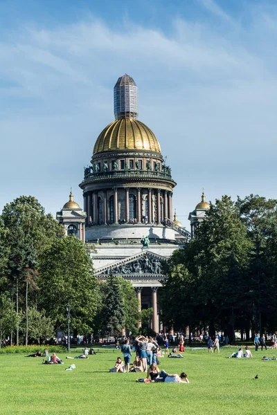 Sv. Izáka katedrála v st petersburg, Rusko — Stock fotografie