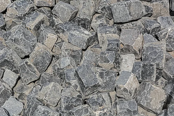 Mucchio di cubi di pietra — Foto Stock