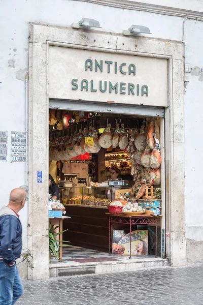 Ancient delicatessen shop, Piazza della Rotonda, 4 — Stockfoto