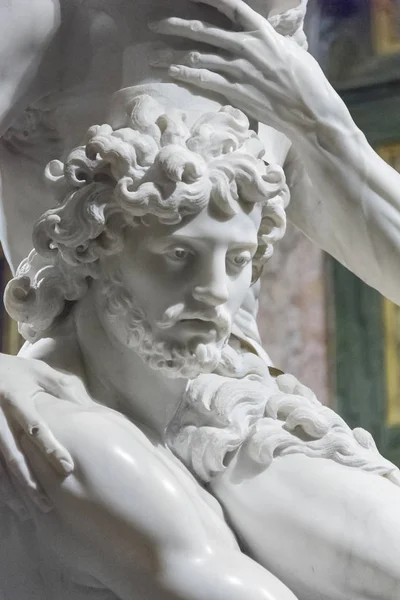 Aeneas, Anchises i Ascanius to rzeźba Giana Lorenzo Be — Zdjęcie stockowe