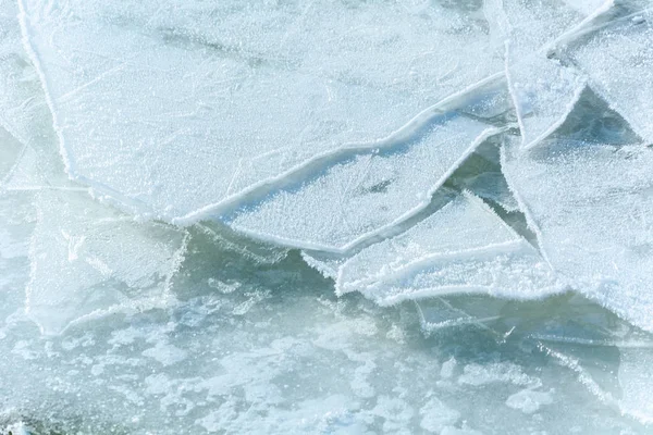 Beschaffenheit des Eismusters — Stockfoto