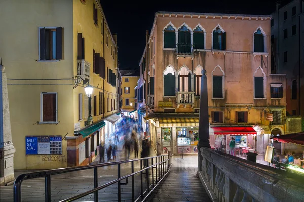 Vista nocturna Salizada S. Geremia — Foto de Stock