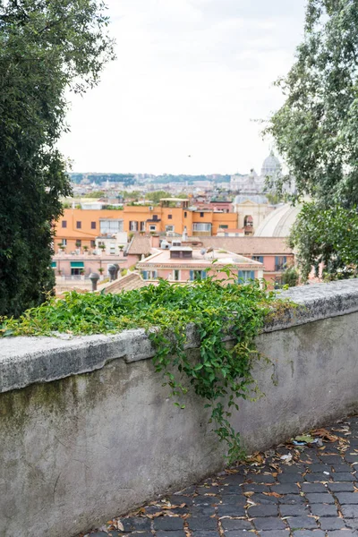 Roma Italia Oct 2018 Hermosa Vista Los Tejados Roma — Foto de Stock