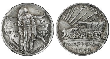 Eski Amerika Birleşik Devletleri Orijinal gümüş ticareti Yarım dolar