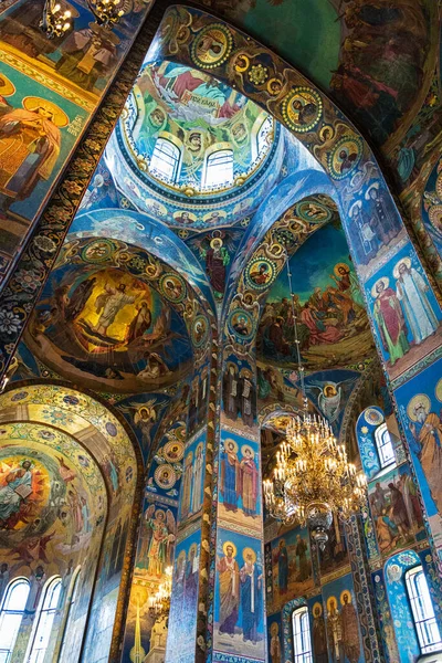 Petersburg Russie Juillet 2016 Intérieur Église Sauveur Sur Sang Versé — Photo