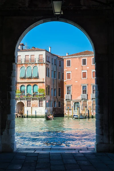 Venetië Italië Mei 2019 Zicht Het Canal Grande Vanaf Vismarkt — Stockfoto