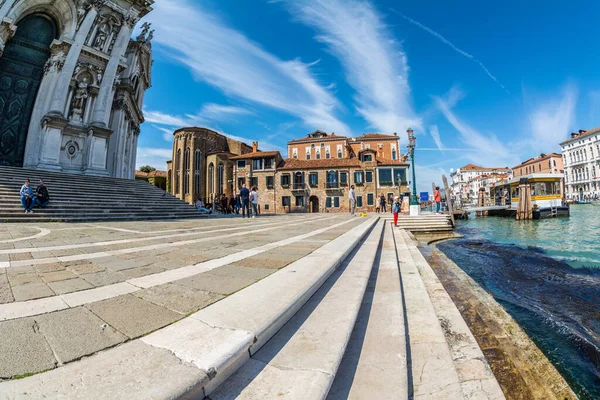 Venedig Italien Maj 2019 Utsikt Över Canal Grande Och Basilika — Stockfoto