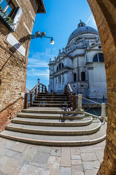 Venedig Italien Maj 2019 Utsikt Över Basilikan Santa Maria Della — Stockfoto