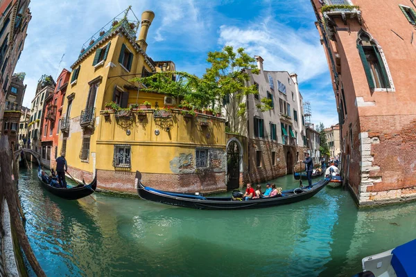 베네치아 이탈리아 2019 베니스의 인프라 운하와 다리의 — 스톡 사진