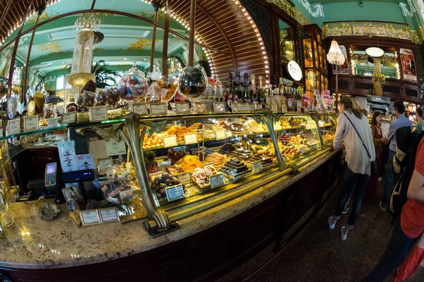 Petersburg Russia July 2016 Elisseeff Emporium Petersburg Large Retail Entertainment — Stock Photo, Image