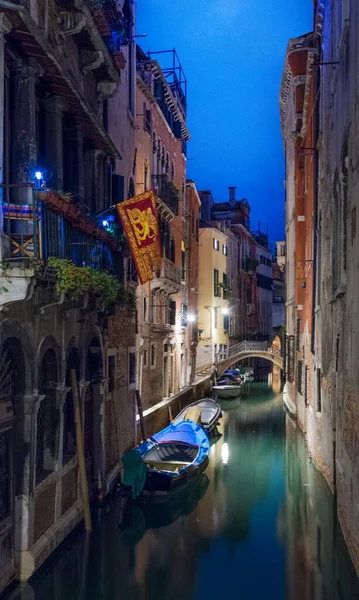 Velence Olaszország Május 2019 Varázslatos Kilátás Velence Telihold Éjszaka — Stock Fotó