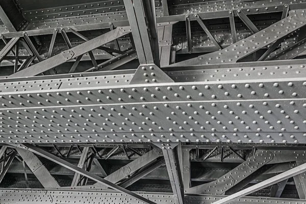 Gray Steel Construction Rivets — Stock Photo, Image