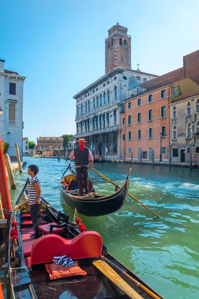 Venice Italy Sep 2018 Picturesque View Venice Famous Water Canal — Stock Photo, Image