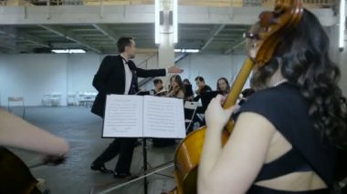 Senfoni salonu klasik müzik müzisyen