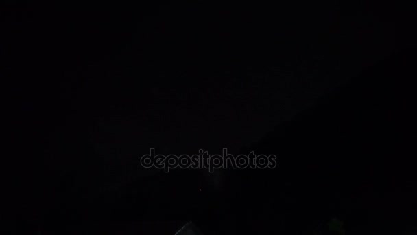 Affichage de feux d'artifice colorés 