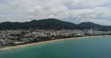 Phuket Patong Beach güzel havadan görünümü