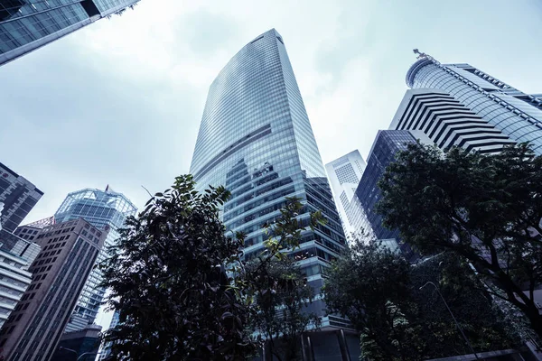 Modern skyscrapers and sky — Stock Photo, Image