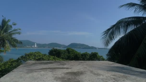 Vista aérea do belo mar no verão — Vídeo de Stock