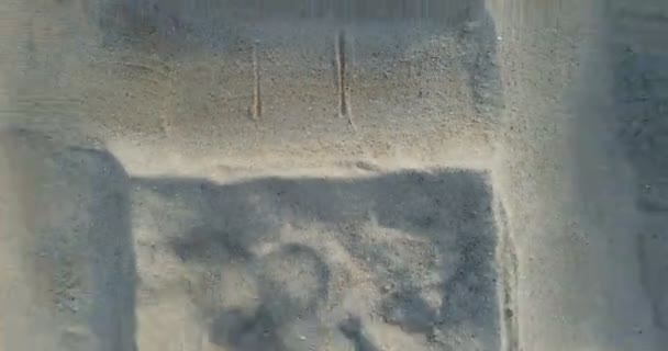 Helipad feito na praia — Vídeo de Stock