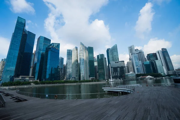 Moderne wolkenkrabbers in Singapore — Stockfoto