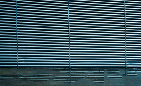 Prata metal blinds fundo — Fotografia de Stock