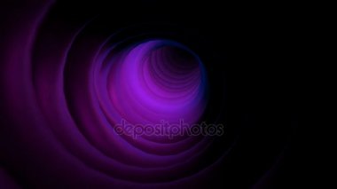 Sinek-den geçerek soyut animasyon ses tünel