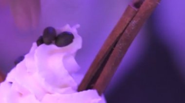 Closeup İrlanda kahvesi dekorasyon