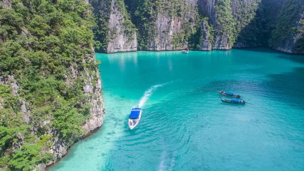 Vue aérienne du paradis tropical — Photo