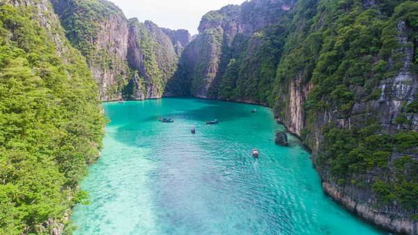 Flygfoto av tropiskt paradis — Stockfoto