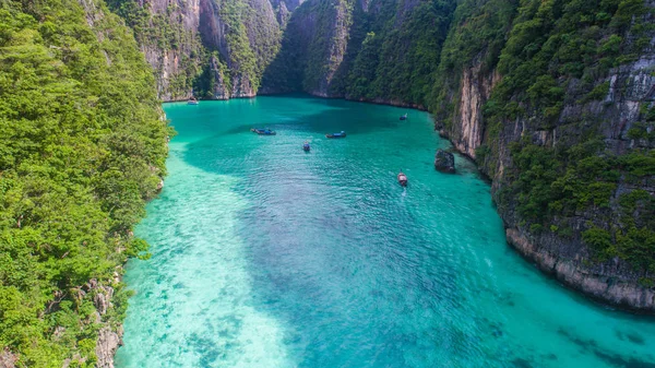 Vue aérienne du paradis tropical — Photo