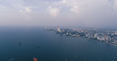 Havadan görünümü, Pattaya city, Chonburi Pattaya manzarası
