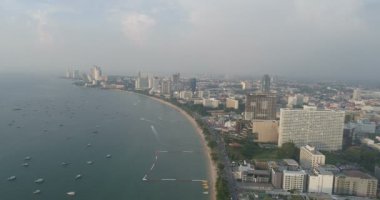 Havadan görünümü, Pattaya city, Chonburi Pattaya manzarası