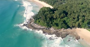 Tropik ada Beach havadan görünümü